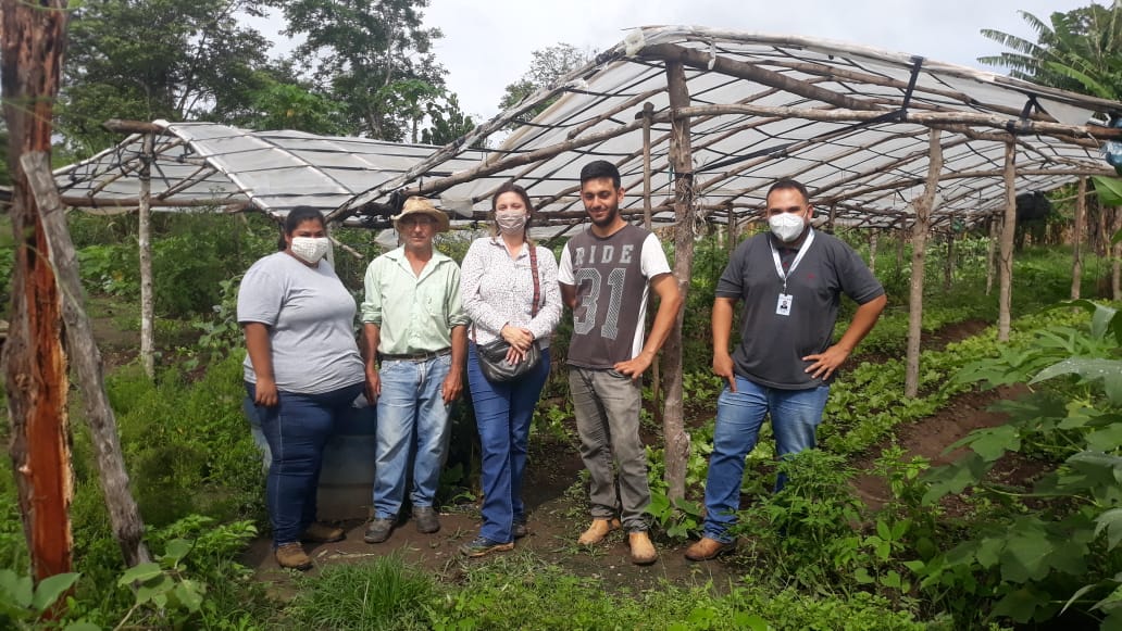 Visita aos agricultores que fornecerão produtos pelo PNAE Visita aos agricultores que fornecerão produtos pelo PNAE